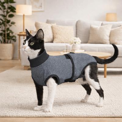 Elastic Dog Recovery Suit Breathable Adjustable Pet Sterilization Suit Comfortable Washable Postoperative Recovery Suit