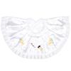Food made in set for shrine visit baby [Kyoetsu] set, Japan, 2-piece (hat, bib), (white)