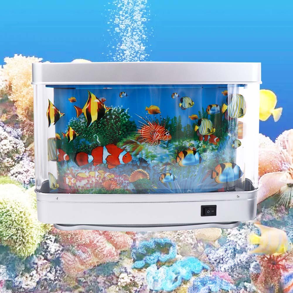 Su geçirmez Simülasyon Süs Balık Lambası Anahtarı Akvaryum Dekoratif Gece Lambası Yurdu