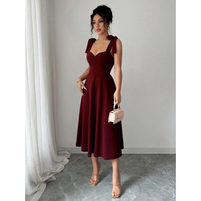 Summer New Style Elegant Solid-color Fashionable and Elegant Strapless Dress for Women