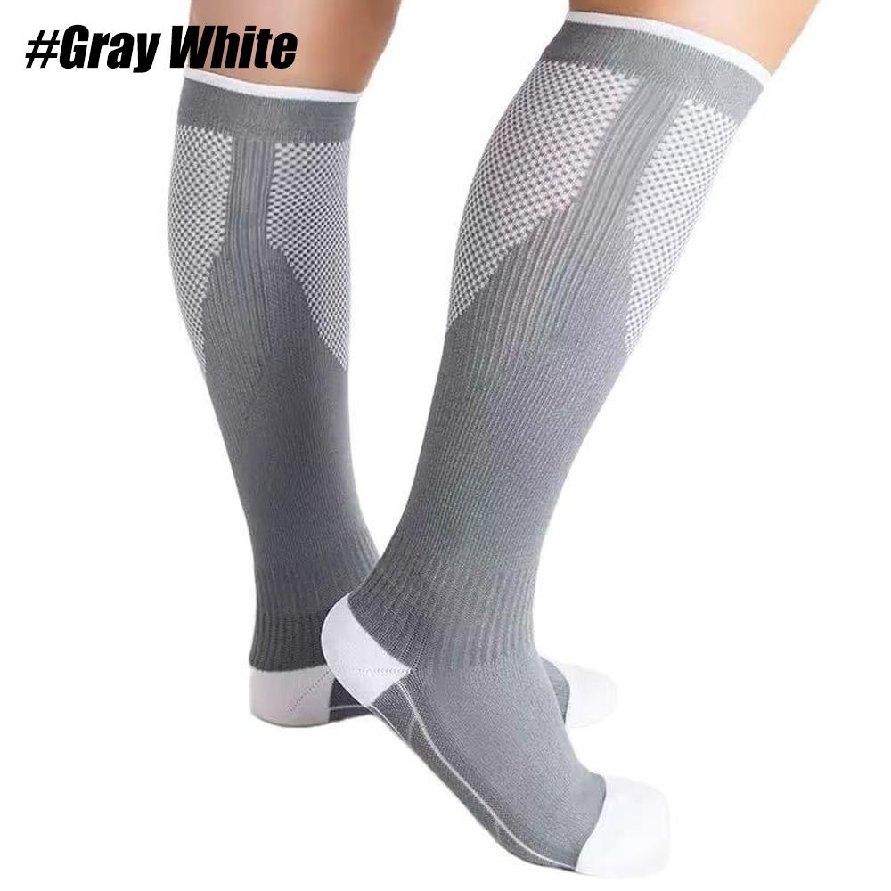 1 Pair Compression Socks For Women And Men 20-30Mmhg - Circulation Support Socks