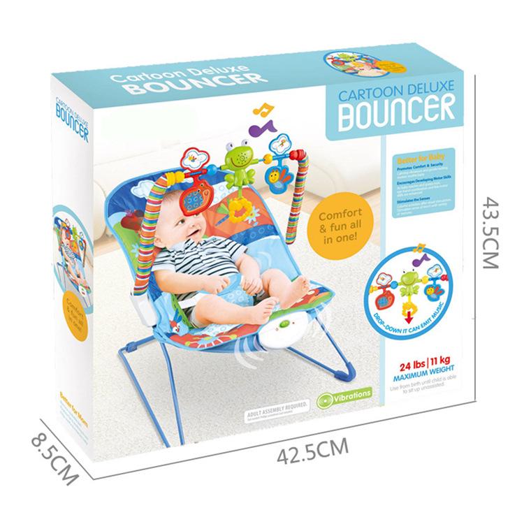 Multifunctional Baby Rocking Chair with Music and Vibration Soothing Cradle Bed