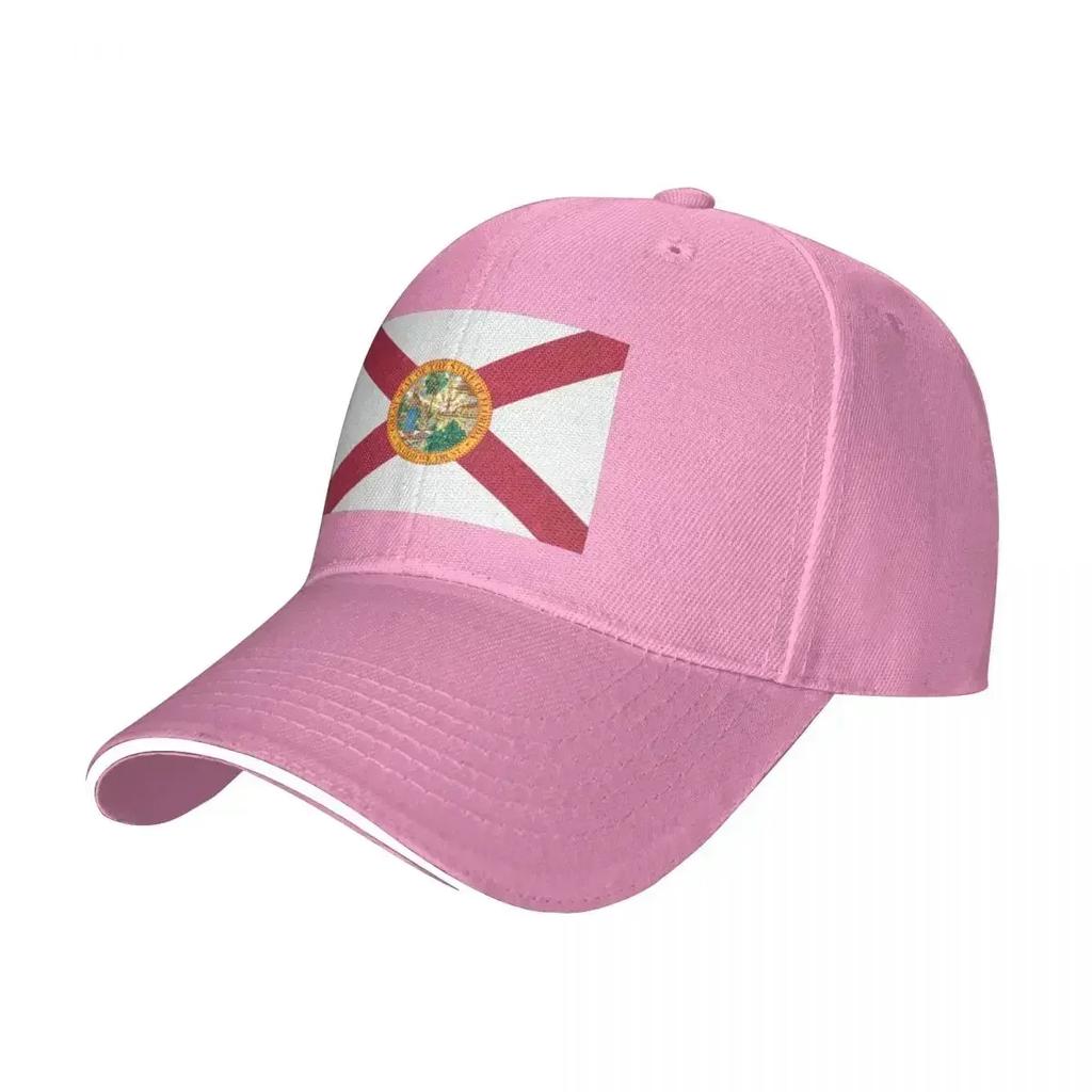 Gorra de Béisbol con Bandera del Estado de Florida Sombrero de Diseñador Sombrero para Fiesta de Espuma Gorra de Pesca Protector Solar Para Mujeres Unisex
