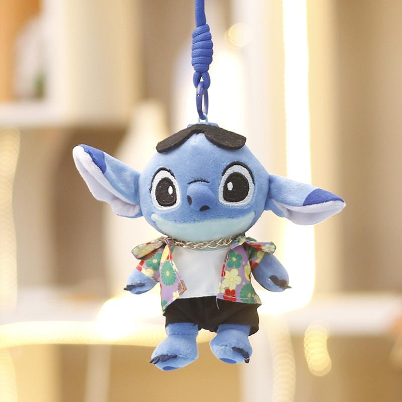 Stitch Kuscheltier Schlüsselanhänger Mit Super Weichem Kurzem Plüsch Für Kinder Und Sammler