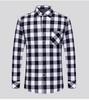 Men's Stylish Plaid Shirt, Long Sleeve, 100% Cotton, Brushed Velvet, Thickened for Spring and Winter.