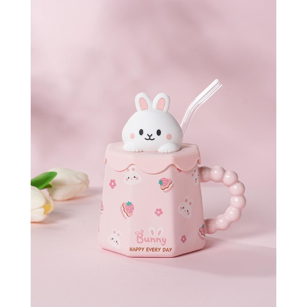 

Креативные сложенные чашки Простые керамические чашки Бытовая чашка Кружка Питьевая чашка для общежития Детская чашка для завтрака Кофейная чашка 400ML