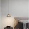 Lamp Modern Pendant Light, 1-Light Gold LED Pendant Light Fixture For Kitchen Island Bedroom Hallway Dining Room Living Room Ca