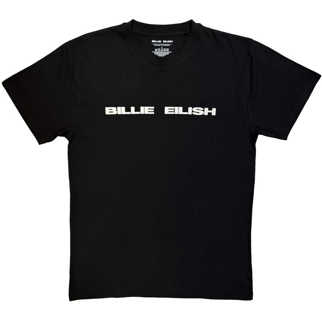 Billie Eilish Unisex T-Shirt Logo Mono Black (XL)