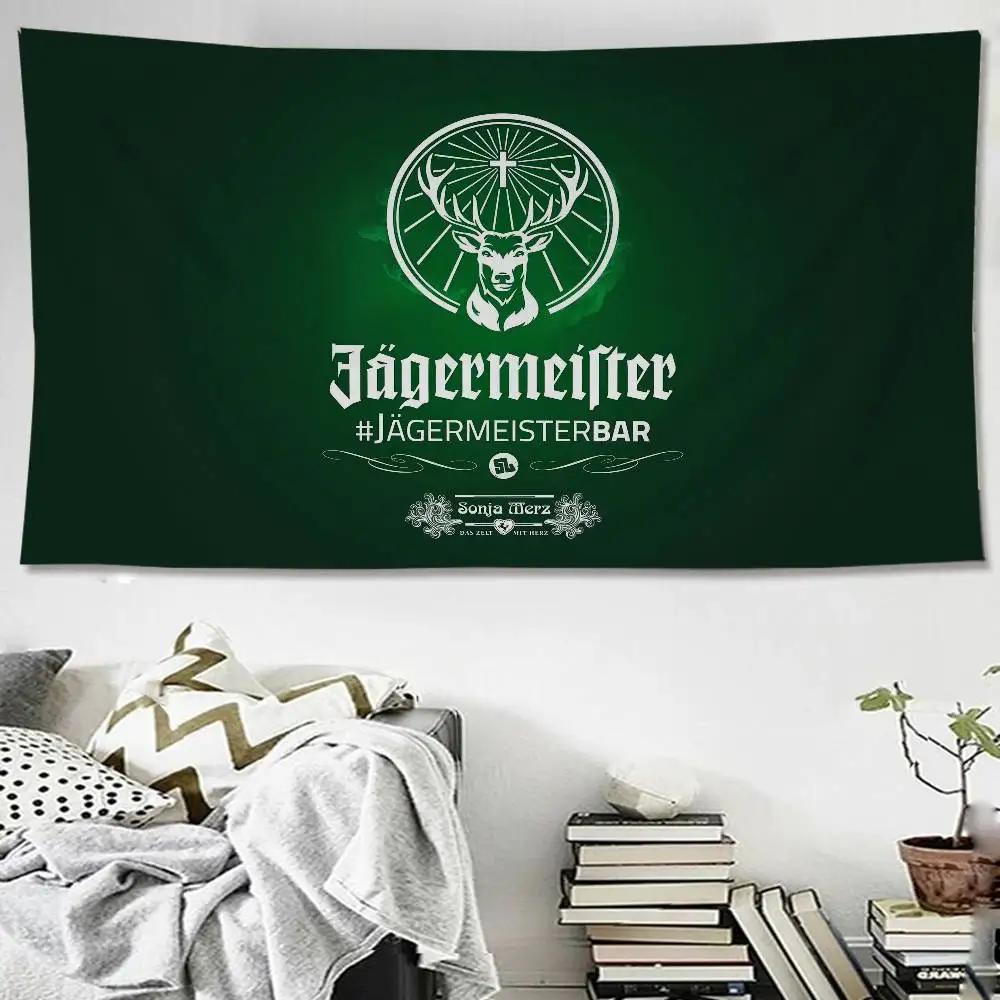 Hot JJaegermeisterS Printed Large Wall Tapestry Cheap Hippie Wall Hanging Bohemian Wall Tapestries Mandala Home Decor