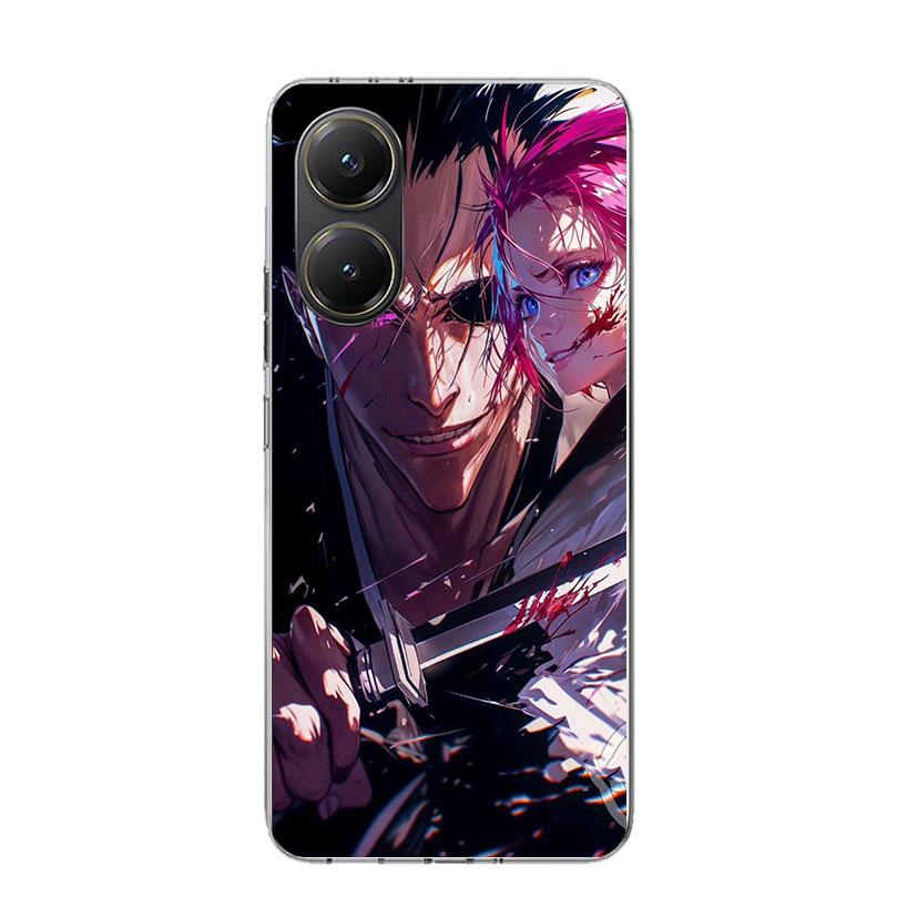 Zaraki Kenpachi Bleach Phone Case For Xiaomi Poco F7 Ultra X7 X6 Pro X5 Redmi 15 15C 13 13C 12 12C 10 10A 10C 9 9A 9C 9T Shell P