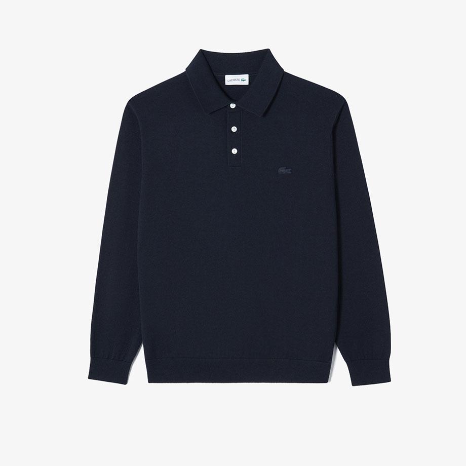 [lacoste] Men's Long-Sleeve Polo Sweater AH880E-55N166