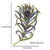 Women's Vintage Antique Feather Brooch