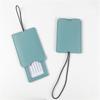 Portable Luggage Tag Travel Accessories Pu Leather Suitcase Identifier Name Address Tags
