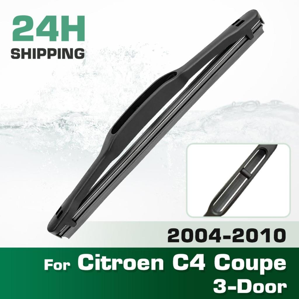 Rear Windshield Wipers Blades,Premium All-Season Wiper Blades Replacement For Citroen C4 Coupe 3 Door 2004-2010