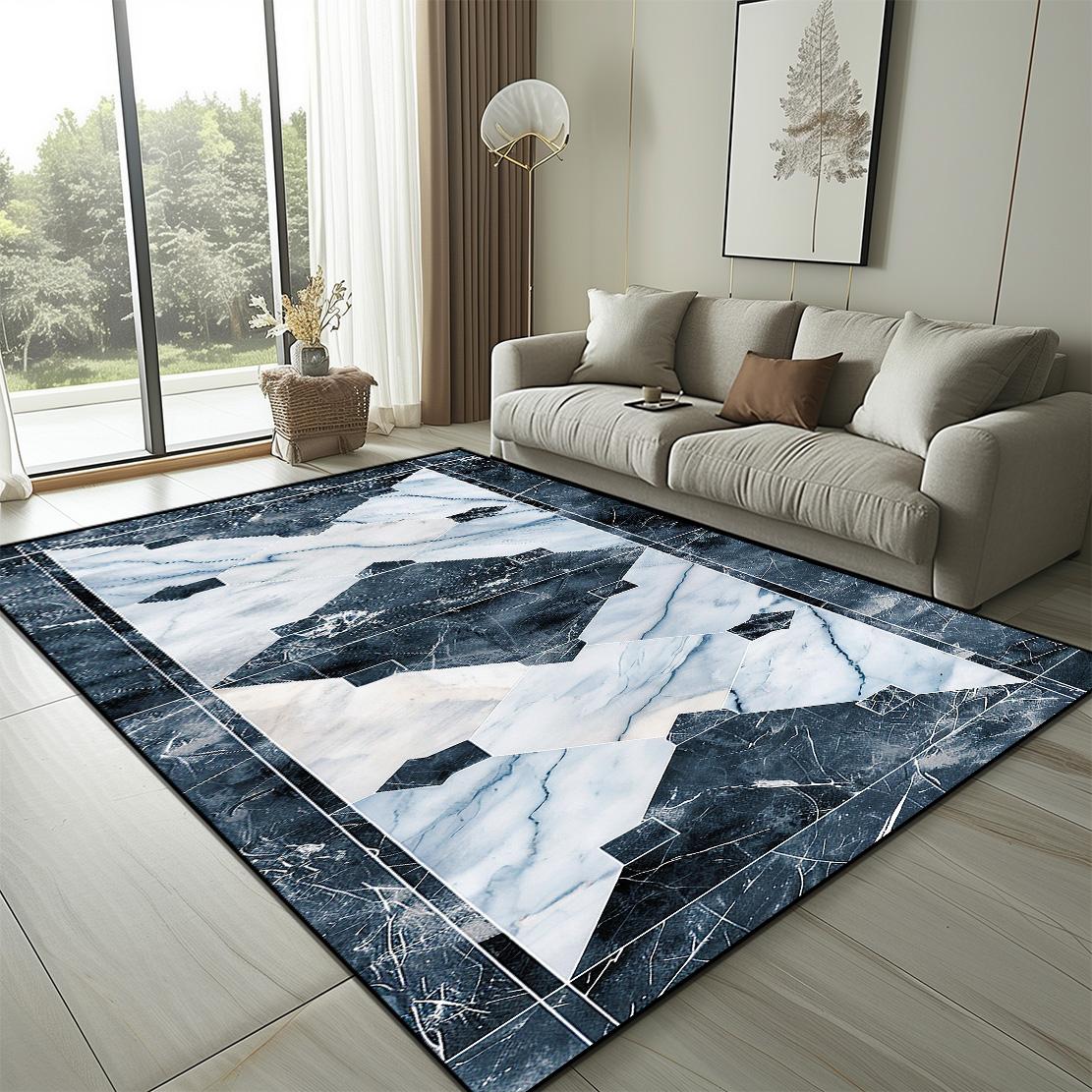 

Luxury Geometric Carpet for Living Room Modern Decoration Home Rug Soft Machine Washable Rugs for Bedroom Large Sofa Floor Mats 60*90cm