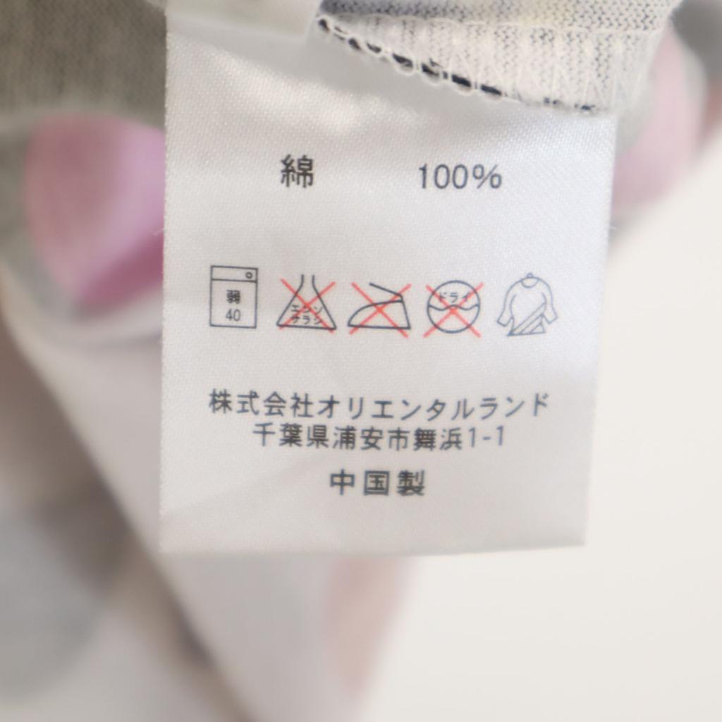 TOKYO DISNEY RESORT Minnie Mouse Short sleeve T-shirt S white unisex Men's Used