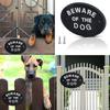 Beware Of Dog Signs Weatherproof & Long Service  Garden Warn Sign Decorative Warning Sign for Private Property Protections