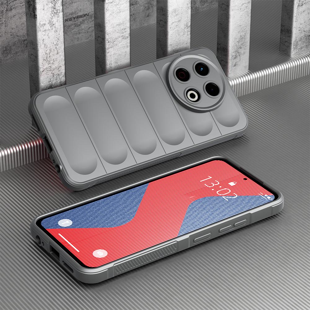 KEYSION Shockproof Matte Phone Case for TECNO Spark 30 Pro 4G Anti-skid Soft Silicone Phone Back Cover for Tecno Spark 20 Pro 4G