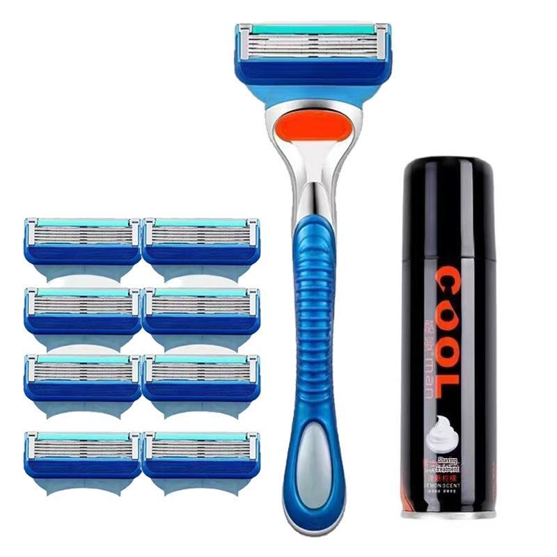 Porte-lames de rasoir cinq couches portable pour homme – Lavable et durable