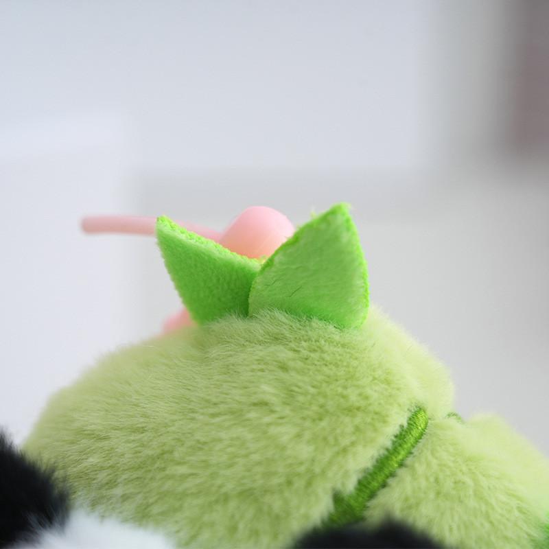 Adorable Panda Plush Backpack Keychain Toy Soft Fluffy Doll Cute Accessory For Kids