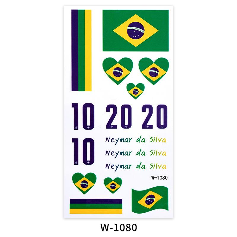 World Cup Holiday Tattoo Sticker Waterproof Children'S Cartoon Tattoo Sticker Direct Sticker Tattoo