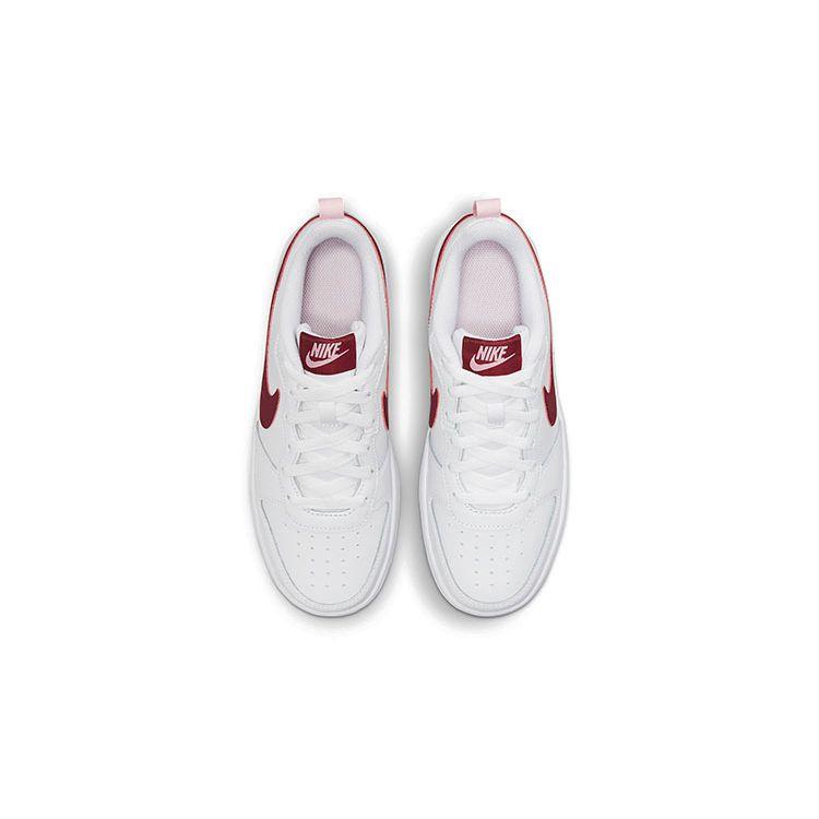 Nike Court Borough Low 2 GS Blanc Betterave Sombre BQ5448-120
