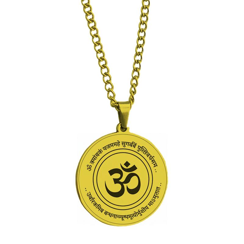 Pendant New Seven Angels Magic Amulet Customized Rune Circle Card Totem Seal Necklace