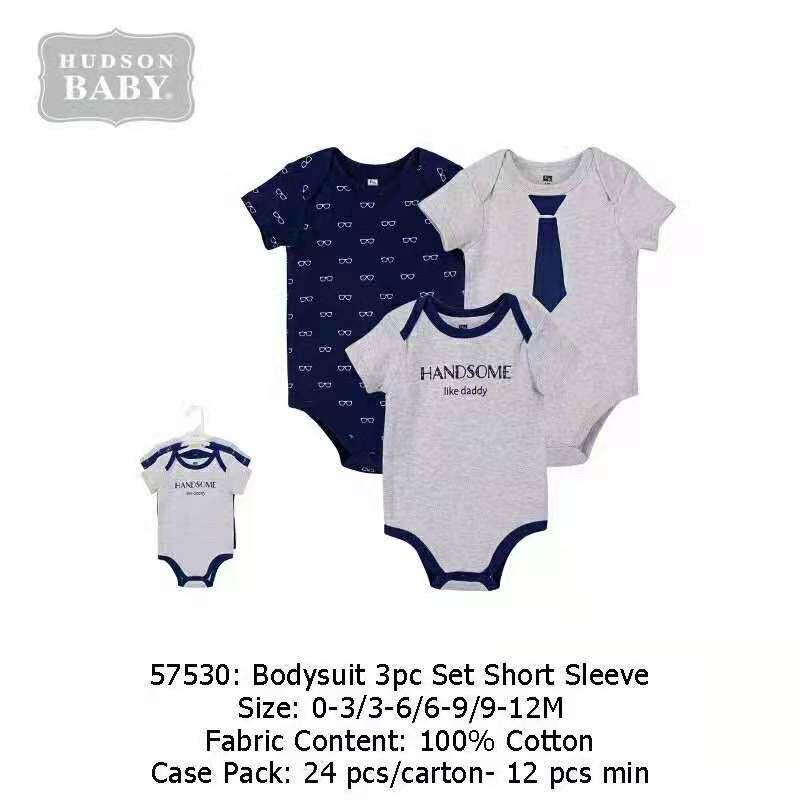 

Little Treasure Baby Pure Cotton Gentleman s Bow Tie Boy Romper Jumpsuit Three-Piece Set Navy Blue Tie 3-Piece Set 0-3 Months