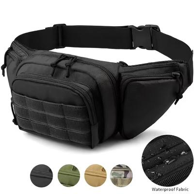Taktische Multifunktions-Hüfttasche Bauchtaschen für Männer Nylon Schulter Wandern Handytasche Sport Hohe Kapazität Hüfttasche