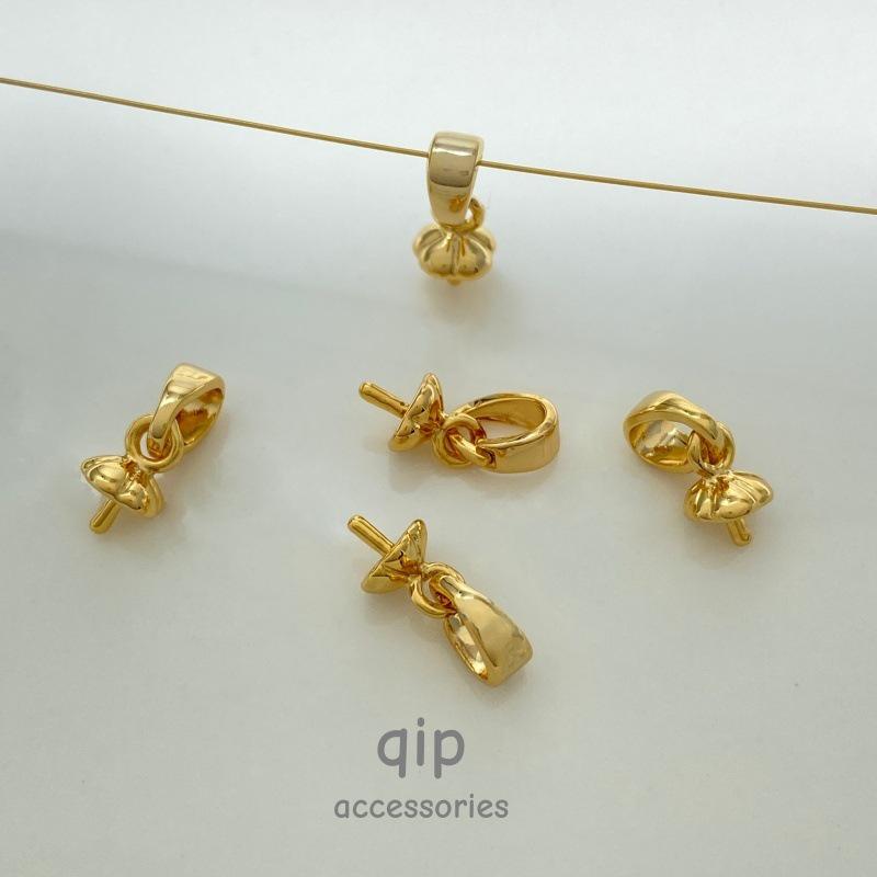 Accessori per gioielli fai da te: Fibbia a Seme Portafiore, Testa Ciondolo Colla, Chiusura Universale per Collana di Perle