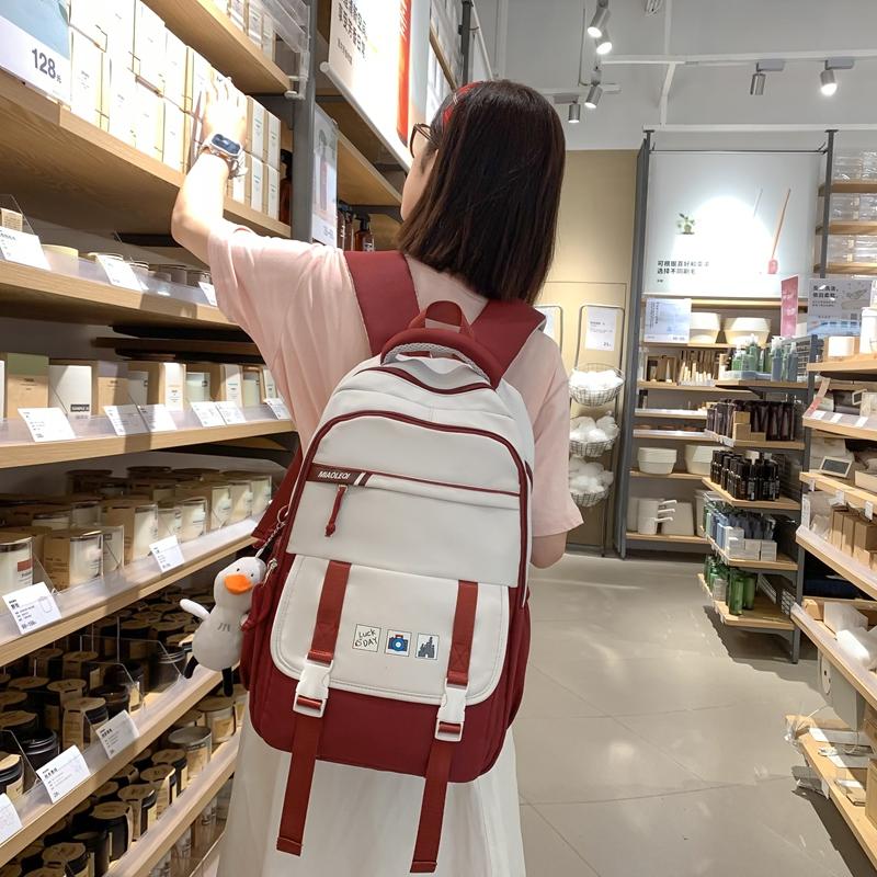 Женский рюкзак большой емкости из нейлона — фото 17