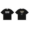 Premium Cotton Graphic Tee Streetwear Oversized Short Sleeve T-Shirt Men Loose Fit Letter Print Washed Vintage Style