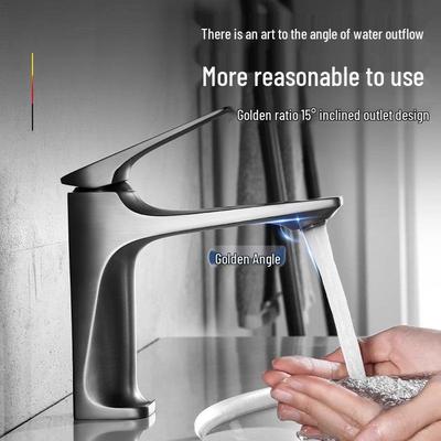Full Copper Single Cold Bathroom Basin Faucet