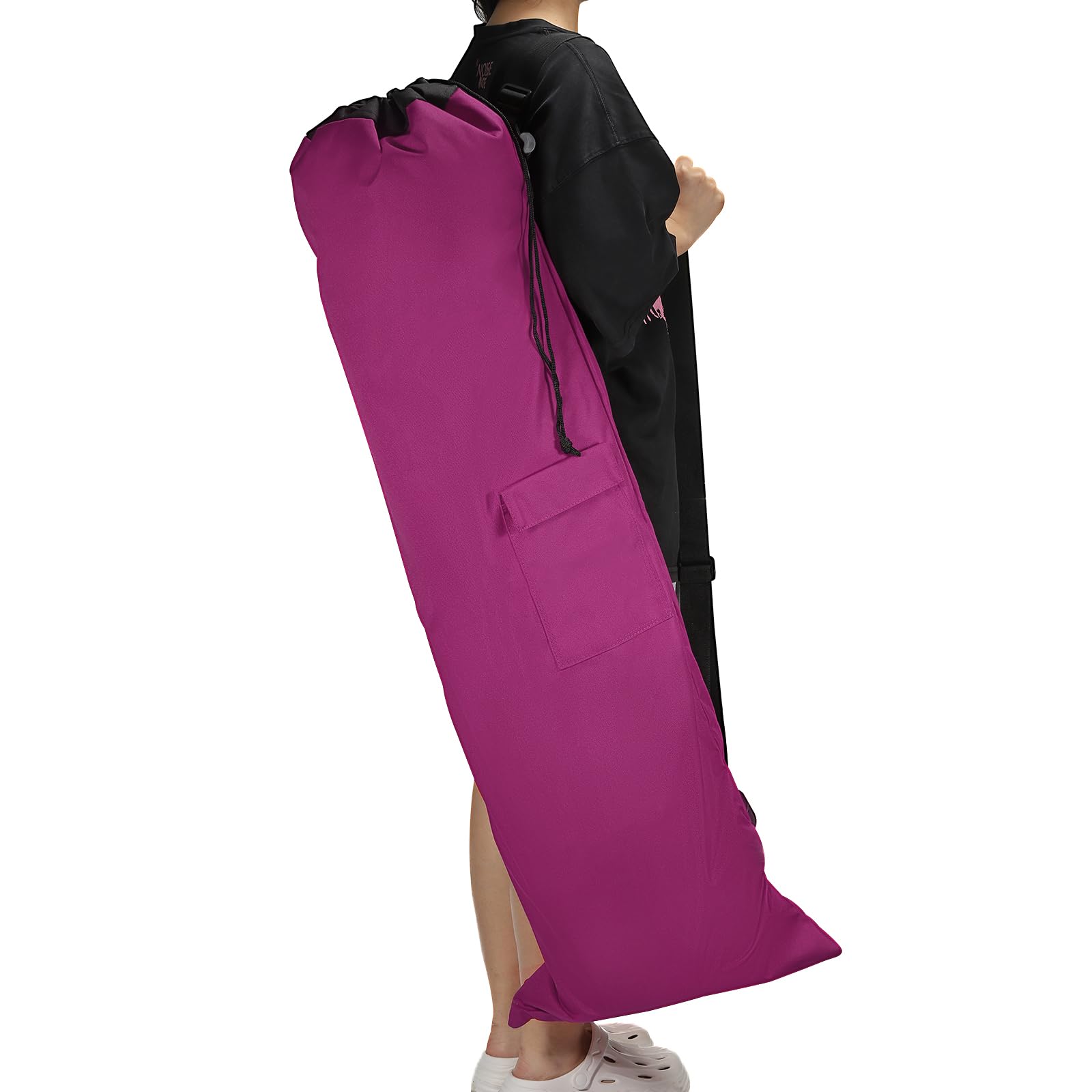 

PATIKIL Camp Chair Replacement Bag Складная походная сумка-мешок из 900D Oxford Большая сумка для переноски с регулируемым плечевым ремнем и боковым карманом