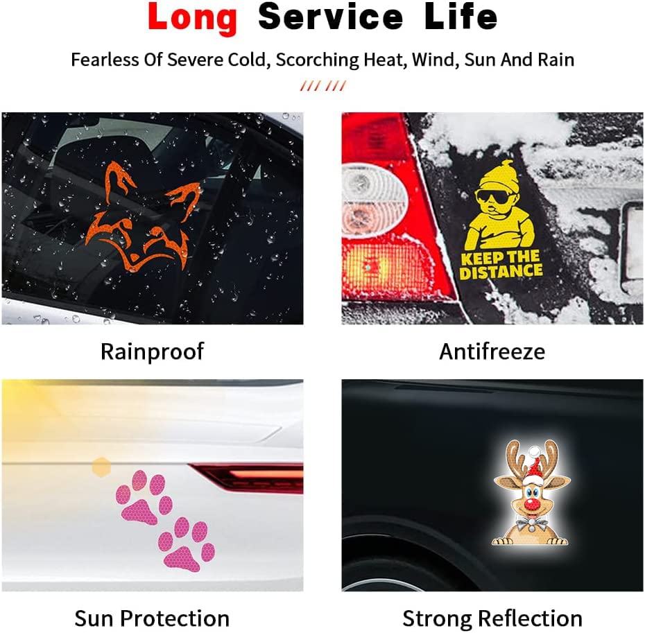 Vesvory Turn Off Your High Sticker Funny Bumper Sticker Decal Safety Warning Sign Reflective