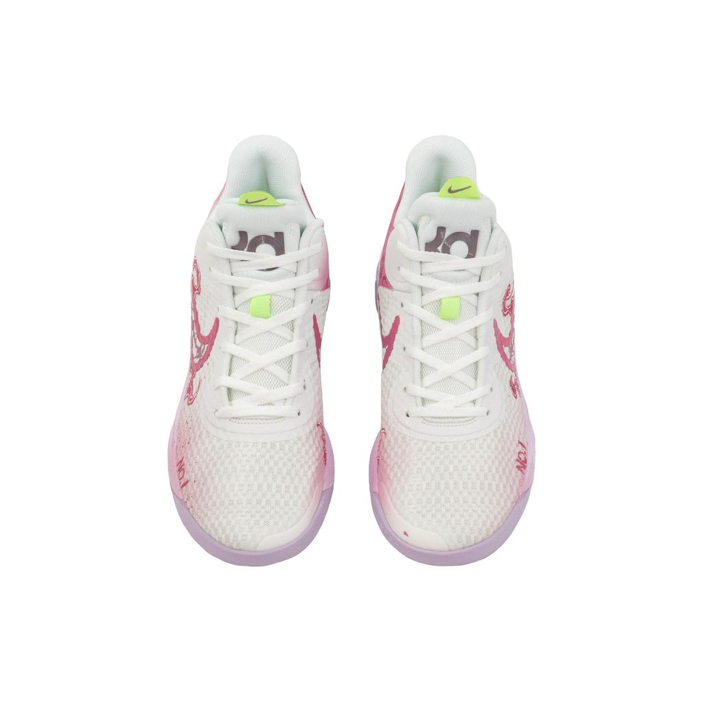 Nike KD Trey 5 IX Instant Kill Shadow Cushioning Slip Resistant Mid top Vintage Basketball Shoes Men's Pink White DJ6922-100(Team1310-)