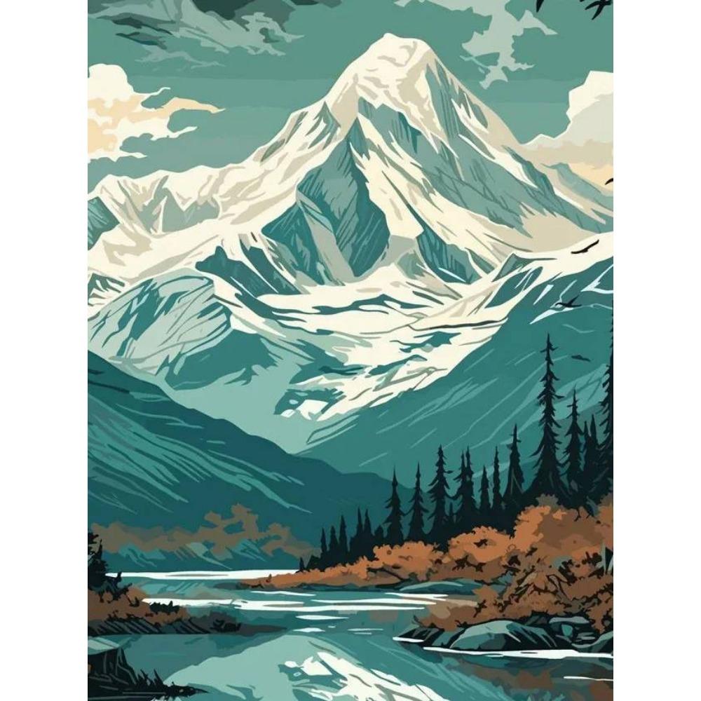 DIY full circle diamond painting Cross stitch 3D landscape home decorative art diamond painting 5d diamond art painting