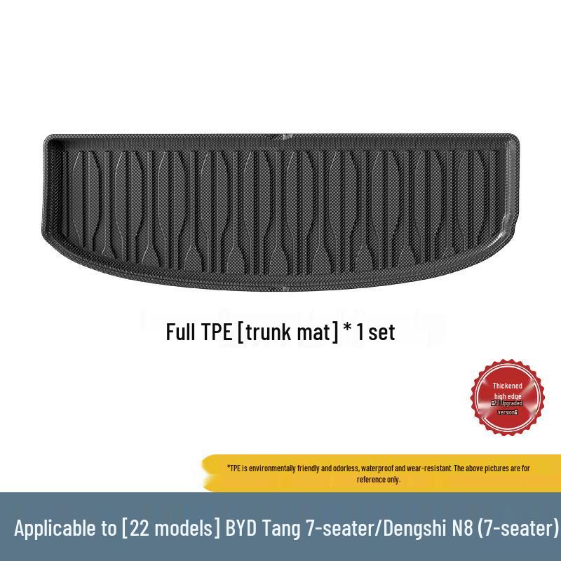 All-Weather TPE Trunk Mat for 2022-2024 BYD Tang Tengshi N8