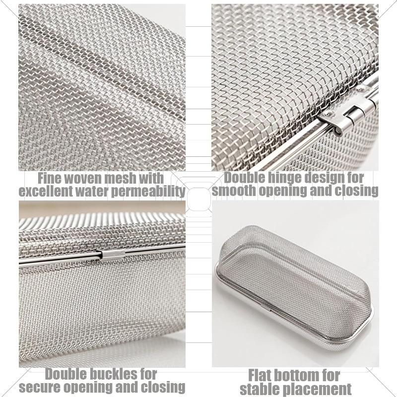 304 Stainless Steel Dishwasher Utensil Basket - Universal Cutlery Tray for Chopsticks, Knives, Forks & Small Items (Silver)