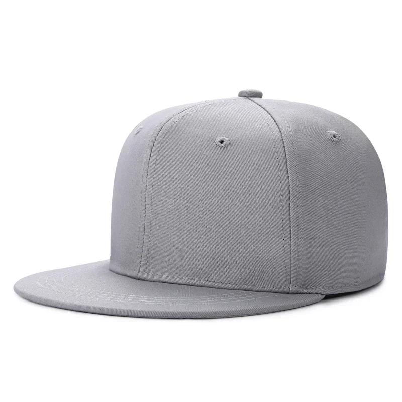 Casquette Skateboard Fermée Derrière Grande 64cm pour Homme Casquette de Baseball Ajustée XXL Homme Grande Taille Casquettes Snapback Chapeau de Football Uni 60cm 62cm