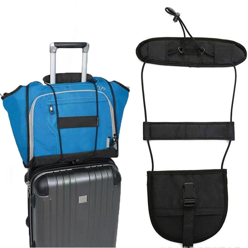 Adjustable Elastic Luggage Strap Lightweight Luggage Bungee Strap Suitcase Fixed Belt Travel Use
