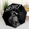 Bug Marquez Portable Automatic Umbrella Sturdy 8-Rib Shaft Compact Design for Women/Men Outdoor Accessory Perfect Gift for Women/Men