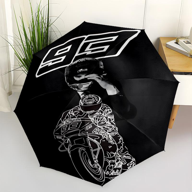 Bug Marquez Portable Automatic Umbrella Sturdy 8-Rib Shaft Compact Design for Women/Men Outdoor Accessory Perfect Gift for Women/Men