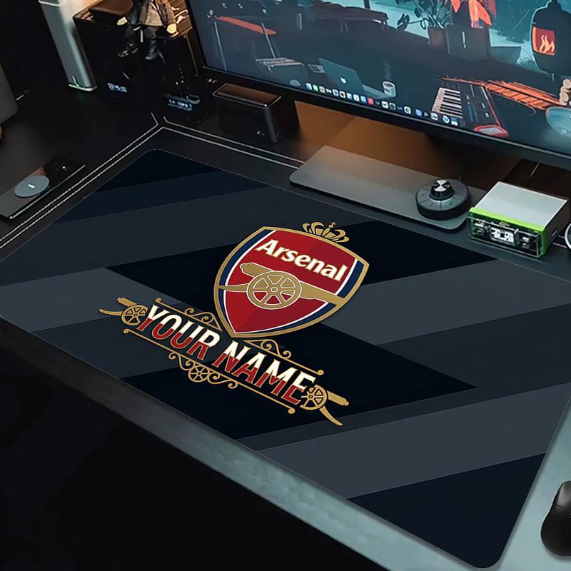 Tlač Futbalového klubu Arsenal Vankúš Protišmyková Podložka pod Notebook Tablet Veľká Podložka pod Myš XXL Podložka Mini PC Podložka na Hranie S uzamknutým okrajom
