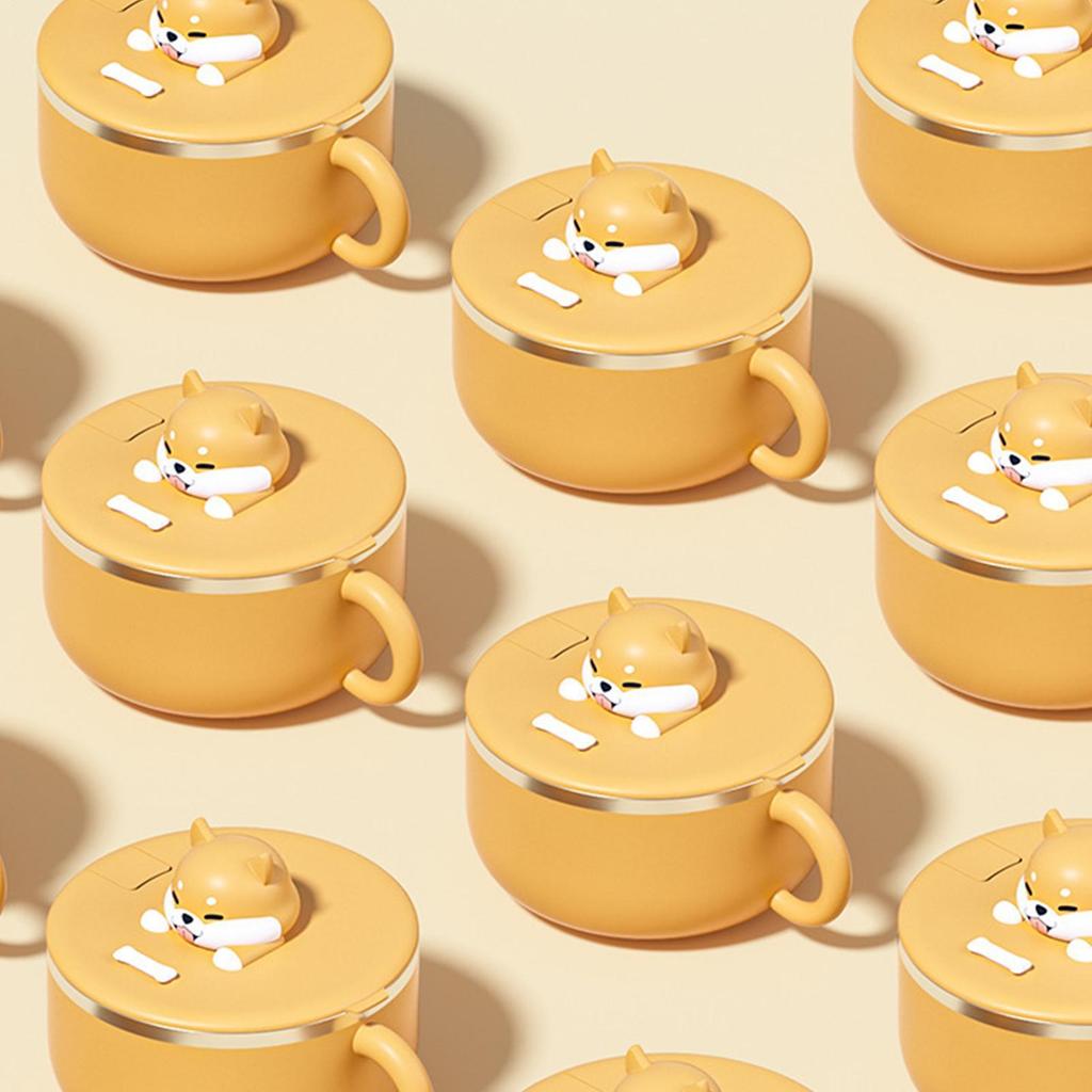 1200ml Ramen Bowl Insulated Bowls Stainless Steel Ramen Bowls With Lid Instant Noodles Bowls Cooker Tableware Kitchen Accessorie