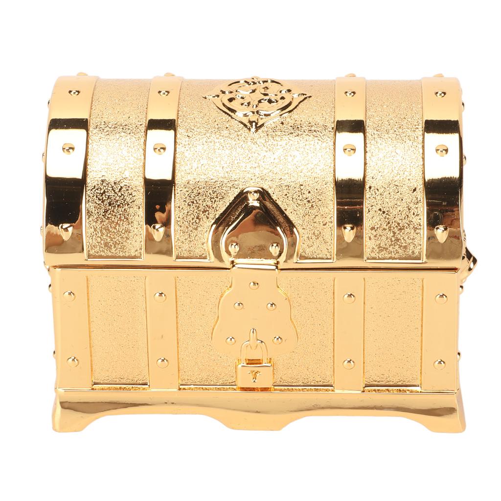 Vintage Jewelry Box Gold Color Retro   Zinc Alloy Scratch Proof Small Jewelry Box for Rings rrings Necklace