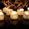 2pcs/5pcs Lot Halloween Candle Flameless LED Tea Candle Wedding Light Romantic Candle Light LED Tear