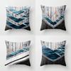 Farmhouse Home Decor Sofa Pillow Creative Wood Grain Marble Pillowcase Fashion Geometric Cushion Cover