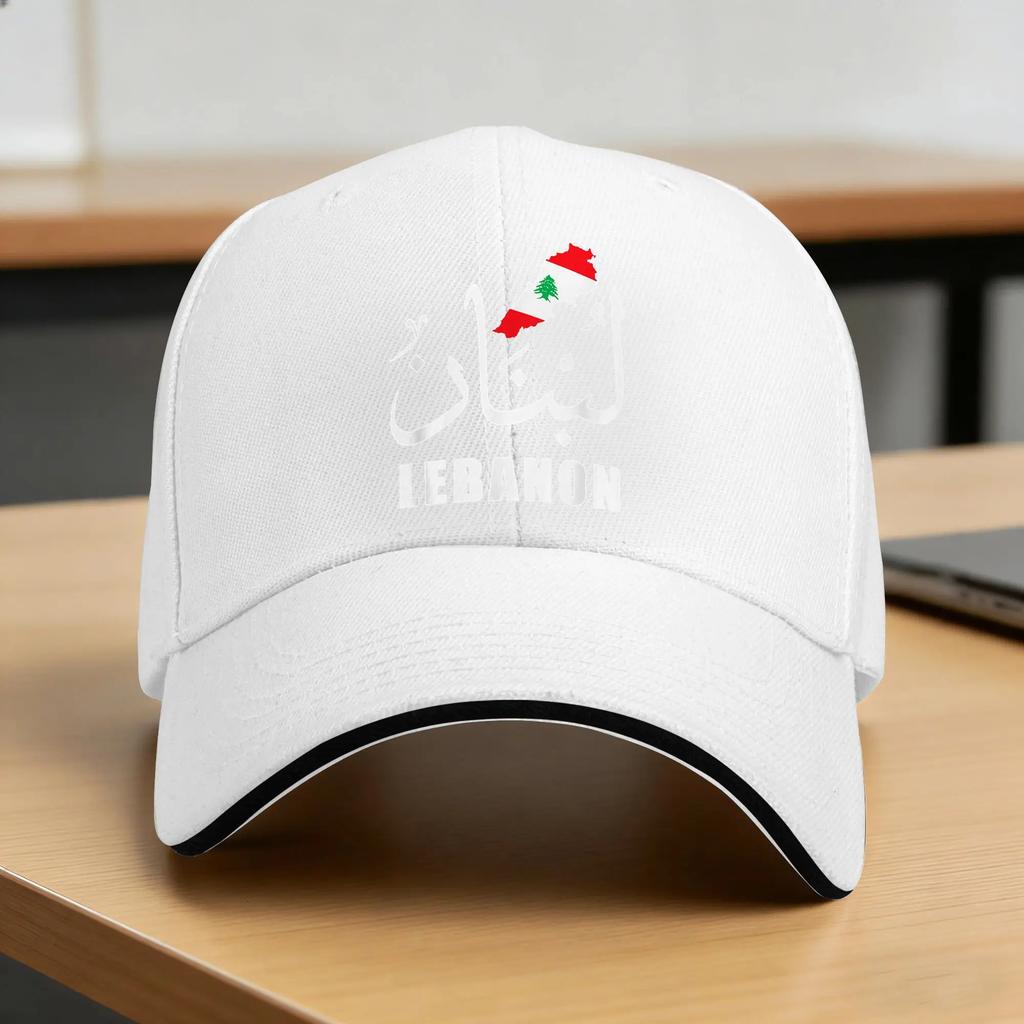 Summer Casual Baseball Cap Lebanon Name in Arabic Lebanon Flag Tennis Skate Hip Hop Hats For Unisex Unisex yk Retro Baseball Caps