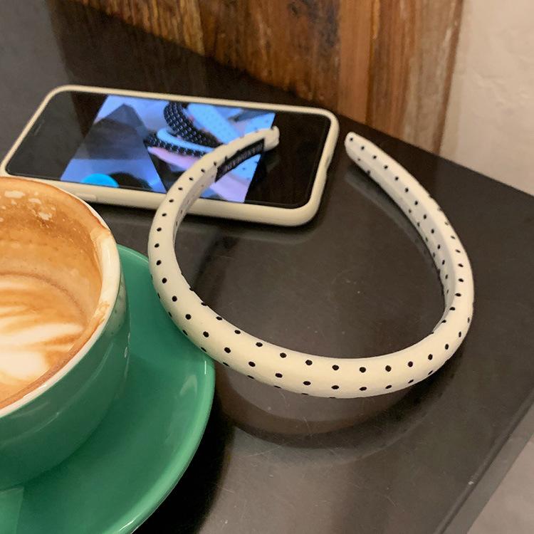 Puntíkaté gumičky do vlasů pro ženy Květinový potisk Čelenky do vlasů Sladké dívky Kostkovaná čelenka do vlasů Doplňky do vlasů Pokrývka hlavy Pokrývka hlavy